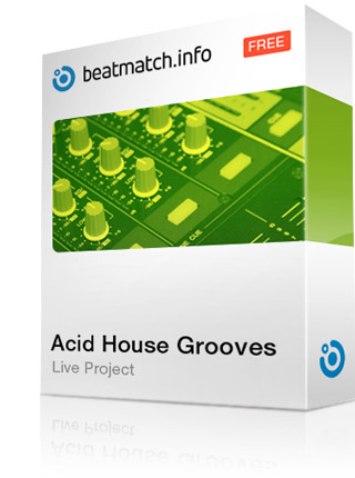 Live用プロジェクトも収録！Acid House向けのループが103個収録された無料サンプルパック「Acid House Grooves」
