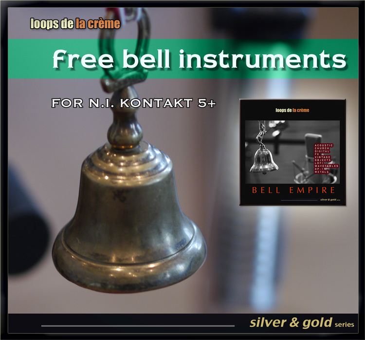 ベルの音色を収録した無料Kontakt用インストゥルメント「FREE BELL INSTRUMENTS」