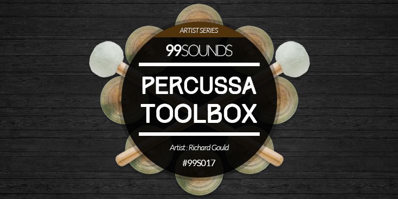 様々なパーカッションの音色が収録された無料サンプルパック『Percussa Toolbox』