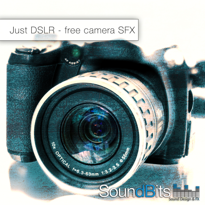 デジタル一眼レフカメラの音を収録した無料サンプルパック『Just DSLR』