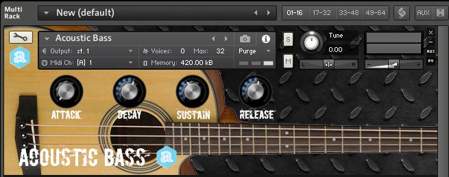 Autodafeがアコースティックベースの無料Kontaktライブラリ『Acoustic Bass』をリリース