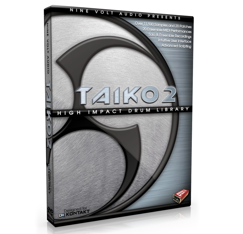 【※終了】太鼓のKontaktライブラリ『Nine Volt Audio – Taiko 2』が67%OFFセール中！4/28まで