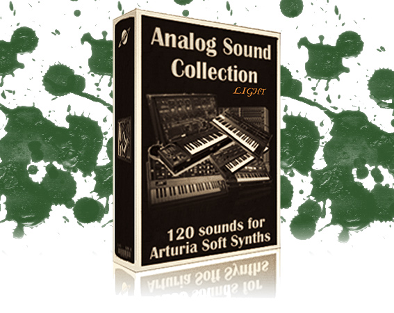 Arturiaのソフトシンセ用無料プリセットパック『Analog Sound Collection LE』
