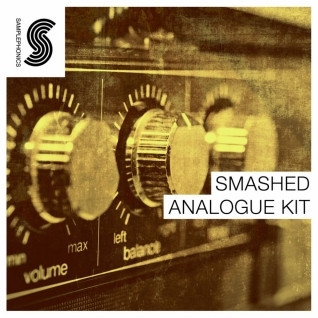 少し歪んだ音が気持ちいい生ドラムの無料サンプルパック『Smashed Analogue Kit』
