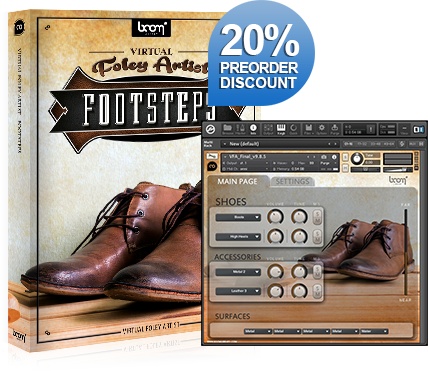 様々な靴、環境での歩行音を収録したKontaktライブラリ『Footsteps』