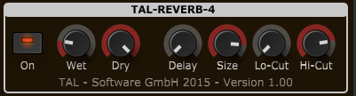 TAL-Samplerのリバーブだけをプラグイン化した無料プラグイン『TAL-Reverb-4』