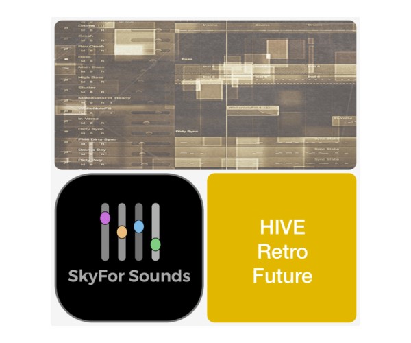 レトロフューチャーなサウンドのHive用無料プリセットパック『HIVE – RETRO FUTURE』