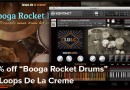 【終了】ファンキーなKontaktドラムライブラリ『Booga Rocket Drums』がセール中！60％OFF、€11.99