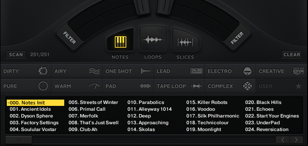 exhale presets browser01