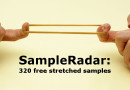 タイムストレッチで引き伸ばされた、様々なサンプルを収録した無料サンプルパック『320 free stretched samples』