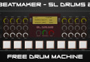 VST/AU、64bit対応！シンプルな無料ドラムマシンプラグイン『SL Drums 2』
